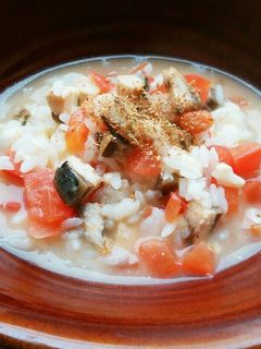 犬ご飯 鰯とトマトのリゾット-レシピのメイン写真