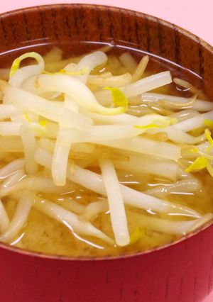 ベジ♪シャキシャキもやしのみそ汁-レシピのメイン写真