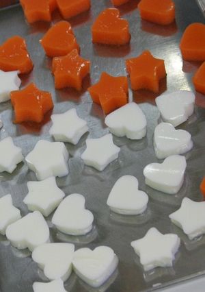 ニンジンゼリー＆牛乳ゼリー-レシピのメイン写真