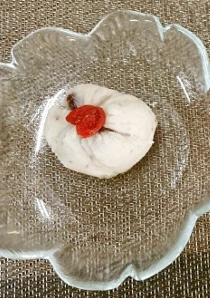 里芋と甘納豆の茶巾絞り-レシピのメイン写真