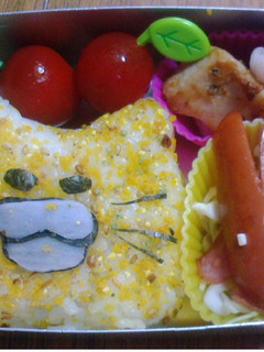 ノラネコぐんだん☆おにぎり☆かわいい弁当-レシピのメイン写真