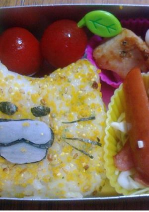 ノラネコぐんだん☆おにぎり☆かわいい弁当-レシピのメイン写真