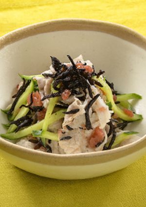 ひじきと豚肉のはちみつ梅和え-レシピのメイン写真