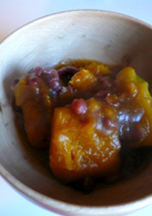::超かんたん::かぼちゃ・あずき煮♪-レシピのメイン写真