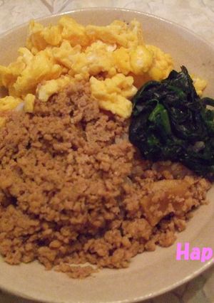 ｙｏｕの三色ご飯-レシピのメイン写真