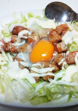 簡単ロコモコ丼-レシピのメイン写真