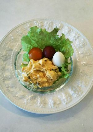 アレンジ かぼちゃの煮物のサラダ-レシピのメイン写真