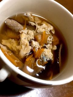 干し椎茸と干し貝柱のスープ-レシピのメイン写真