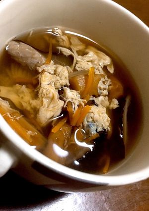 干し椎茸と干し貝柱のスープ-レシピのメイン写真