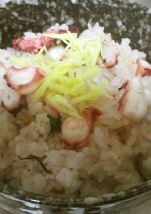 タコの炊き込みご飯-レシピのメイン写真