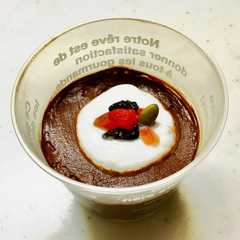 รูปของ 水とチョコだけ♡口溶けチョコレートムース