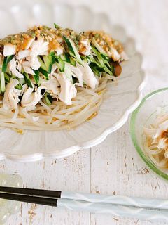 茹でる前にモミモミ!しっとり柔らか棒々鶏-レシピのメイン写真