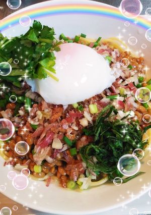 みんな大好き納豆パスタ-レシピのメイン写真