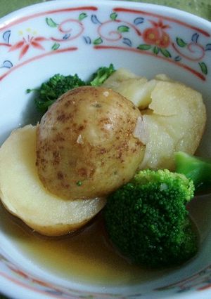 簡単♪新じゃがいもの揚げ煮-レシピのメイン写真