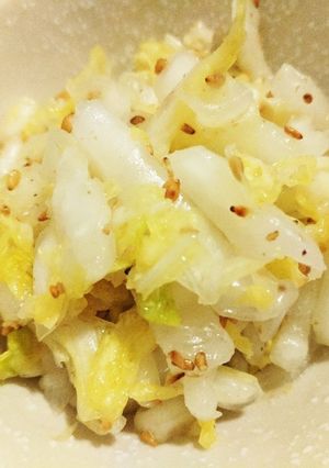 寿司酢の粉で作る、白菜ごま酢漬け-レシピのメイン写真