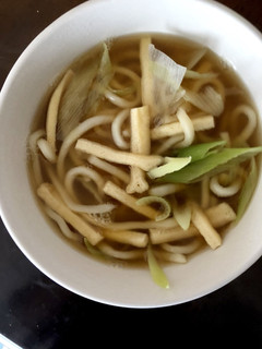 簡単10分で刻みあげうどん-レシピのメイン写真