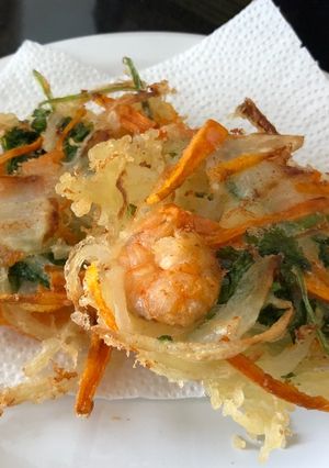海老とパクチーのかき揚げ-レシピのメイン写真