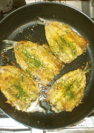 魚いわしのカレーパン粉焼き♪簡単-レシピのメイン写真