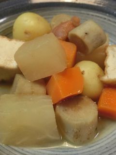 大根・人参・厚揚げのゴロゴロ梅煮-レシピのメイン写真
