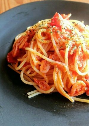 桜えびのトマトパスタ-レシピのメイン写真