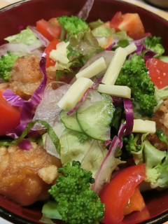 旬の夏野菜とから揚げのベジボウル-レシピのメイン写真