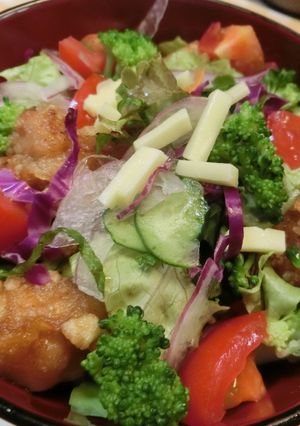 旬の夏野菜とから揚げのベジボウル-レシピのメイン写真