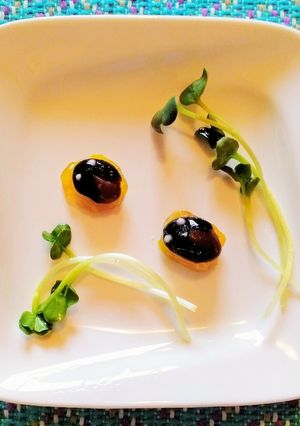 黒豆でホタル-レシピのメイン写真