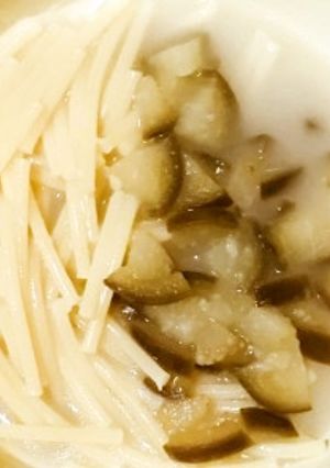 母親の介護食に茄子クリームシチューパスタ-レシピのメイン写真
