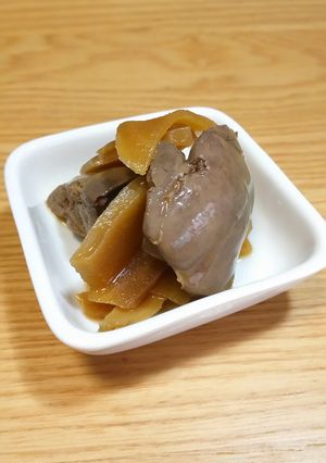 簡単低糖質☆鶏肝と新生姜の甘辛煮-レシピのメイン写真