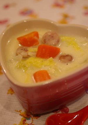 たっぷり白菜の簡単クリームスープ-レシピのメイン写真