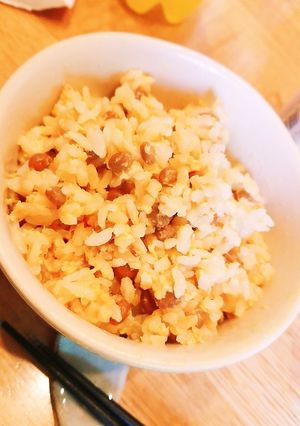 忙しい朝に！簡単納豆チャーハンもどき-レシピのメイン写真