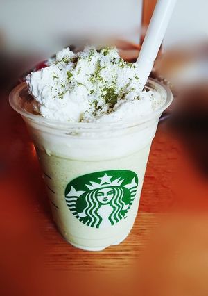 まるで本物!?スタバ風抹茶フラペチーノ-レシピのメイン写真