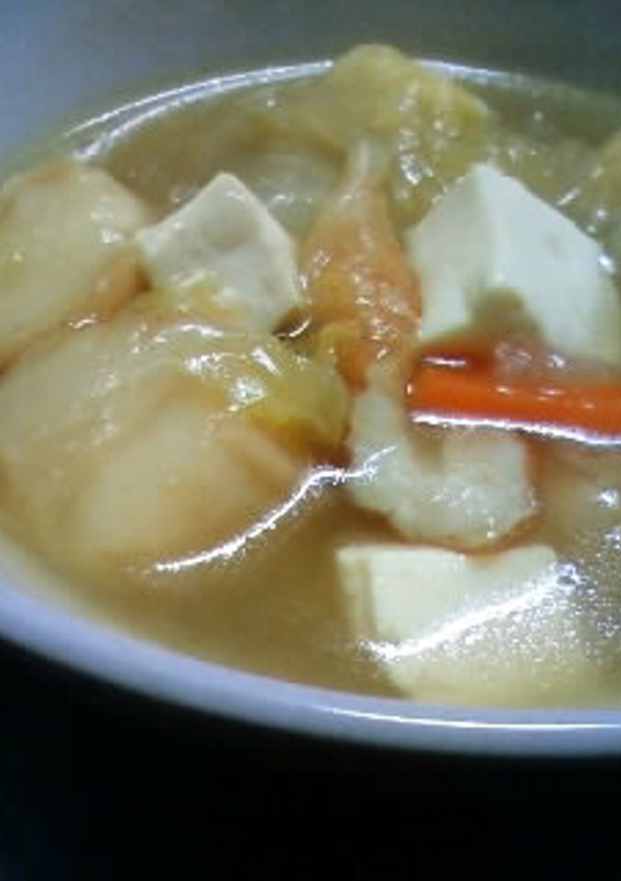 体にやさしい・和風カレースープ-レシピのメイン写真