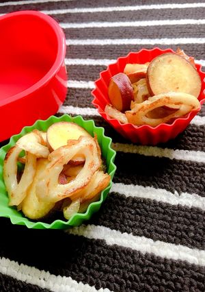 ちくわとさつま芋スパイシー炒め♬お弁当に-レシピのメイン写真