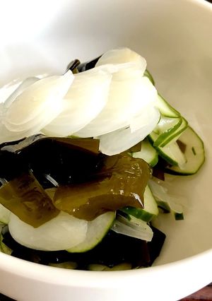 らっきょうの漬け汁で酢の物-レシピのメイン写真
