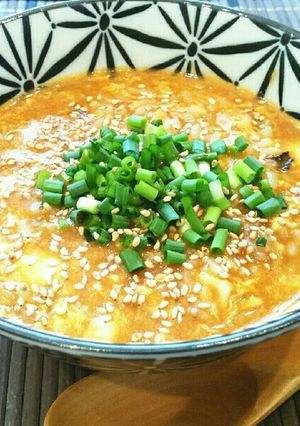 簡単♡蒙古タンメン中本でスープご飯-レシピのメイン写真