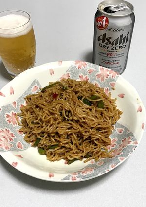 マルちゃん焼きそば.激辛にんにくver.-レシピのメイン写真