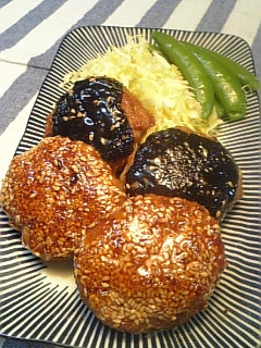照りてり~海苔つくね!ゴマつくね!-レシピのメイン写真