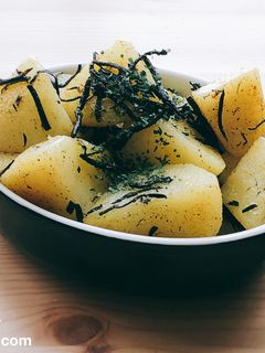 ジャガイモとひじきのカレーバター炒め-レシピのメイン写真