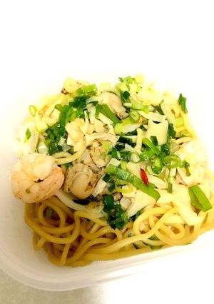 時短☆海鮮ねぎそば ~ヒルナンデスより~-レシピのメイン写真