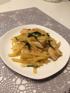 鶏肉とジャガイモの☆エスニック炒め☆-レシピのメイン写真