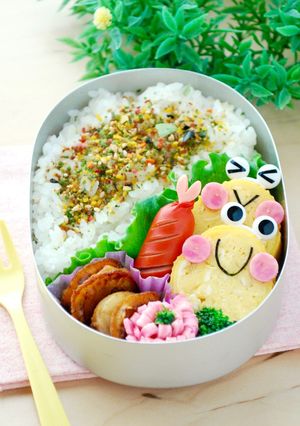 キャラ弁おかず☆玉子焼きで簡単カエル-レシピのメイン写真