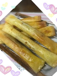 パリパリ♡チーズ&ウィンナー春巻き-レシピのメイン写真