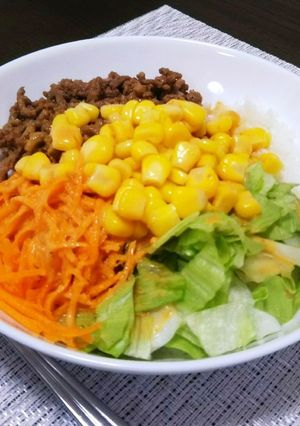 ご褒美ランチ☆簡単ベジボウル-レシピのメイン写真
