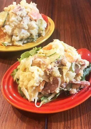 甘辛ベーコン入り♡おかずポテトサラダ-レシピのメイン写真