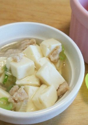 塩麻婆豆腐 離乳食後期-レシピのメイン写真