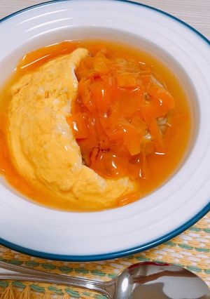 鶏あんかけオムライス-レシピのメイン写真
