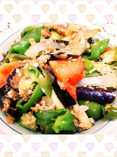 夏野菜のジューシー&あっさりツナ炒め♪-レシピのメイン写真