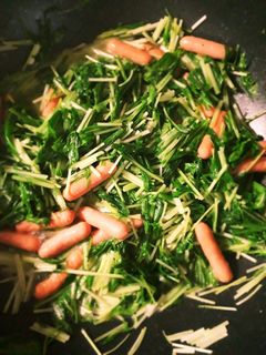 水菜のバター炒め-レシピのメイン写真