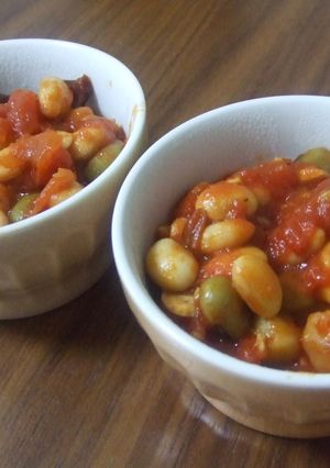 ミックスビーンズのトマト煮込み-レシピのメイン写真